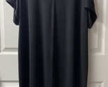 The Limited Womens Plus Size 1X Black Knee Length Sheath Dress Short Sleeve - $22.94