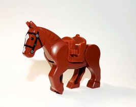 Brown Horse animal Building Minifigure Bricks US - £7.11 GBP