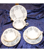 Wedgwood - Ashford Grey - Cups &amp; Saucers - 1 Set of 3 each - €29,31 EUR