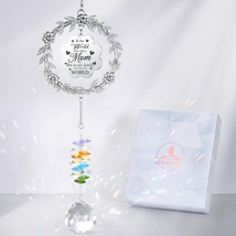 Gifts for Mom I Love You Mom Sun Catcher Gifts for Mother-Crystal Suncatcher for - £26.79 GBP