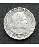 USA SILVER HALF DOLLAR 1893 COLUMBIAN EXPOSITION XF CONDITION SILVER COIN  - $703.44 MXN