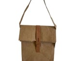 Trader Joe’s Lunch Bag Washable Paper Sack Tan Brown Reusable Fold Over ... - £17.91 GBP