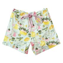 Amanda Blu Womens Garden Design Pajama Shorts Size Large - £19.63 GBP