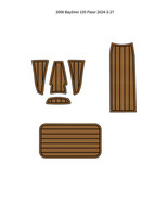 2006 Bayliner 195 Cockpit Pad Boat EVA Foam Faux Teak Deck Floor Pad Mat... - $384.32 CAD