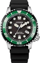 Citizen Men&#39;s Eco-Drive Promaster Diver Black Polyurethane Strap Watch - $239.95