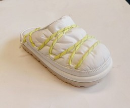 UGG Spaceslider Tech Slide Slippers Womens Size 8 White Yellow 1143951 - £55.98 GBP