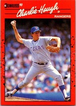 1990 Donruss Charlie Hough #411 Texas Rangers INC NO DOT - $2.96