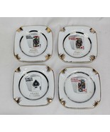 Vintage 4 Piece Grand Bahama Souvenir Playing Card Casino Resort Dish Set - £12.57 GBP