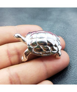 925 Sterling Silver Tortoise, Pure Solid Sterling Silver Turtle Spiritua... - €163,10 EUR