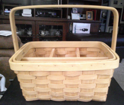Unbranded Divided Compartments Basket - Perfect for Holding Flatware &amp; N... - $21.77