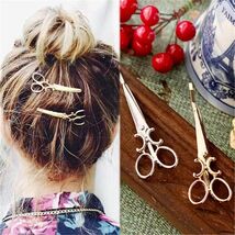 New Super Cute Scissor Hair Clips Hairdresser Stylist(2 Slide Clips)Grea... - $8.00