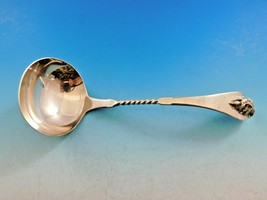 Art Silver c. 1860-83 by Gorham Sterling Silver Gravy Ladle 3D Horned Man 7 1/2&quot; - £561.07 GBP