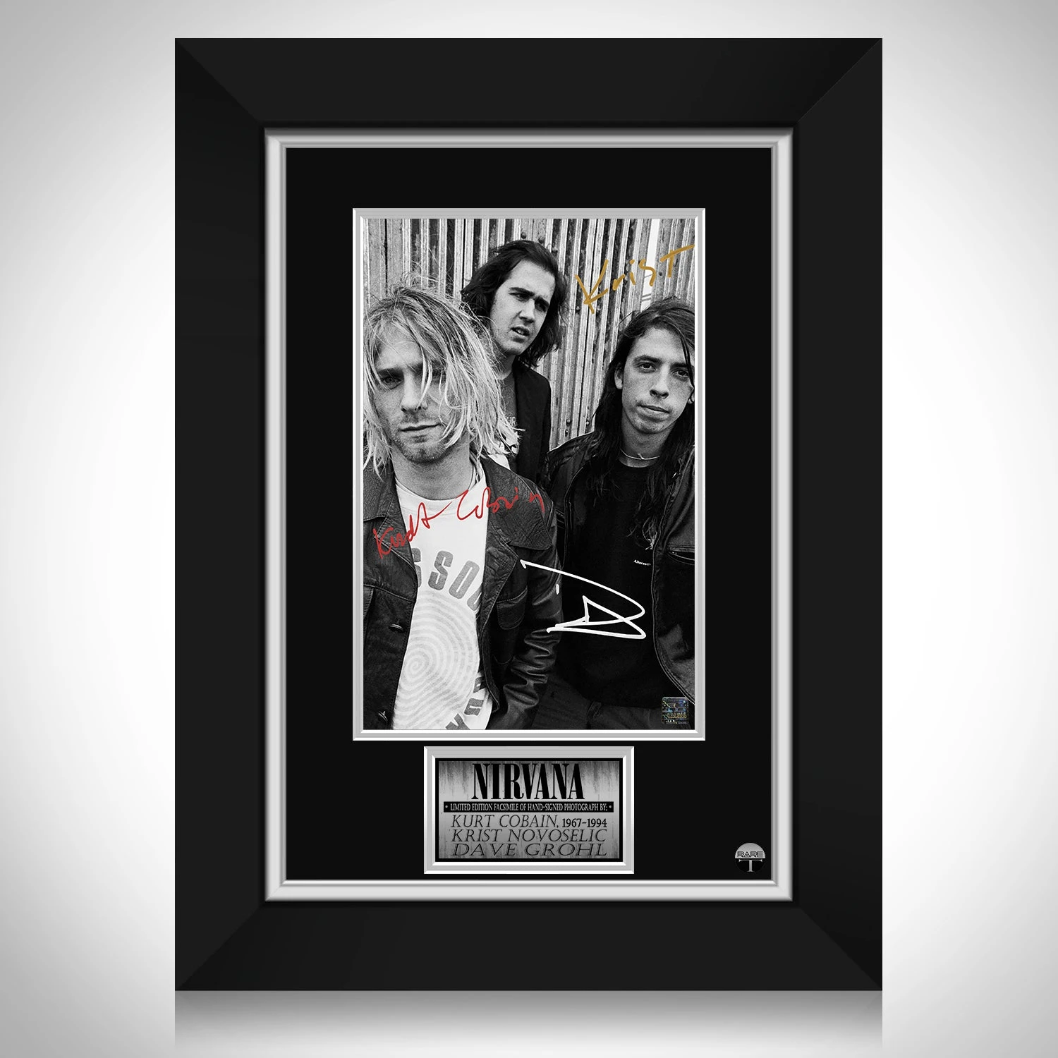Nirvana Band Photo Limited Signature Edition Custom Frame - £160.99 GBP