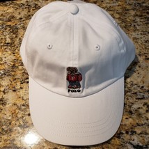 POLO RALPH LAUREN WHITE LIMITED VARSITY POLO BEAR  LOGO HAT OSFA $49 MSR... - $34.50 CAD