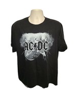 AC DC Electric Guitar Adult Black XL TShirt - $369.94 MXN