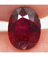 Oval Ruby Gemstone 1.45 Carat Red Color Real Treated Natural Loose IGL C... - £201.47 GBP