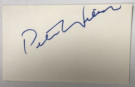 Pete Wilson Signed Autographed Vintage 3x5 Index Card - Former CA Governor - £15.61 GBP