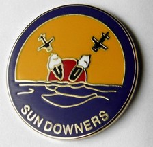 Us Navy VF-111 Fighting Sundowners Lapel Pin Badge 1 Inch - £4.52 GBP