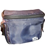 Vintage FUJI 90&#39;s Blue Camera Bag With Adjustable Strap Exterior Pocket - $21.39