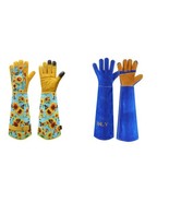 Gardening Gloves for Women, Medium, Blue &amp; Animal Handling Gloves, 17.7&#39;&#39; - $175.70 CAD