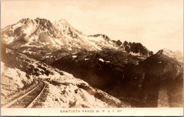 RPPC White Pass &amp; Yukon Route Railway Sawtooth Range Alaska UNP Postcard L9 - £27.36 GBP
