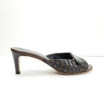 Bottega Veneta Woven Sandals Intrecciato Damier Leather Check Sz 36 - $180.48