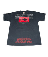 Vtg Yacht Club Mens Cozumel Mexico Souvenir Black Red Bite Me Shark Shir... - $28.70