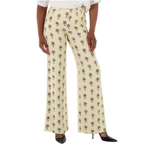 CHLOÉ Soft Powder Bouquet Print Crepe Pants w/ Belt Loops &amp; 4 Pockets - ... - £316.74 GBP