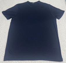 Theory Essential Crew Neck T-Shirt Men Blue Short Sleeve Designer Size L... - £29.20 GBP