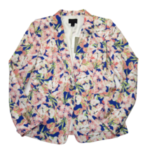 NWT J.Crew Collection Floral Silk Blazer in Warm Iris Lightweight Jacket 10 - £119.90 GBP