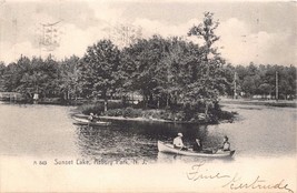Asbury Park New Jersey Sunset Lake~Rotograph #843 Published Postcard 1906 Pm - £6.84 GBP