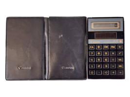 Vintage Canon LS-42 Solar Powered Pocket Calculator Clean TESTED - $9.67
