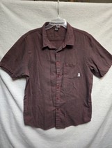 Oakley Shirt Size XL Mens Black Red Plaid Button Down Short Sleeve Y2K - $18.69