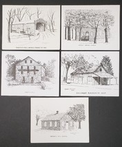 Pennsylvania Artist Robert Morrow Waynesboro &amp; Other Cards Blank Pack Of 10 (J) - £6.35 GBP