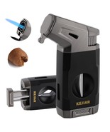 KEJIAR Torch Lighter Jet Flame Refillable Butane Lighters for Smoking, - €12,73 EUR