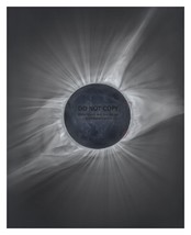 Total Solar Eclipse 2017 Artistic 8X10 Moon Photo - £6.76 GBP