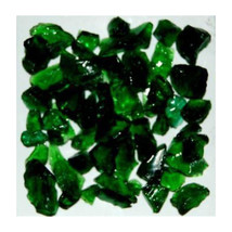 Recycled Chunky Glass, Dark Green - Size 1 - 0.13-0.25 in. - 1 lbs - $529.53 MXN