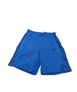 Men&#39;s Nike Athletic/ Basketball Shorts Sz Medium Royal Blue Excellent Co... - $18.32