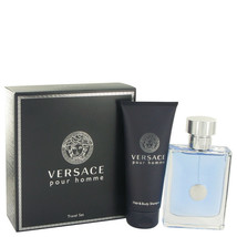 Versace Signature Pour Homme Cologne 3.4 Oz Eau De Toilette Spray Gift Set - £79.91 GBP