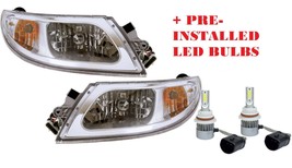 INTERNATIONAL 4300 4400 2005 2006 2007 2008 LED HEAD LIGHTS HEADLIGHTS L... - $217.79