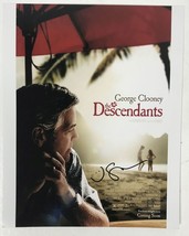 George Clooney Signed Autographed &quot;The Descendants&quot; Glossy 8x10 Photo - £46.85 GBP