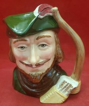 Vintage Robin Hood Mini Mug Hand Painted by Artone Merry England 1980s - £19.58 GBP