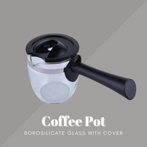 Coffee Pot Borosilicate Glass with Cover, Glass Coffee Maker Espresso Machines A - £39.38 GBP