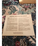 Commodore 90 Day Limited Repair Warranty Booklet - $239.38 MXN