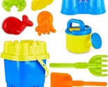 Beach Sand Toys Set in the bucket For Kids &amp; Toddlers made with BPA free... - $30.66