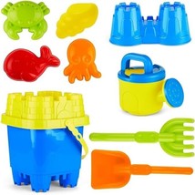Beach Sand Toys Set in the bucket For Kids &amp; Toddlers made with BPA free... - £24.72 GBP