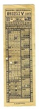 City of Vienna Municipal Tramways Ticket 1932  30 groschen  - £17.57 GBP