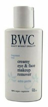 NEW Beauty Without Cruelty Creamy Eye and Face Make-up Remover 4 fl. oz. - £9.92 GBP