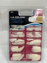 LA Colors Press On Nails French Overlap Oval shape Medium Length Full Cover - $7.91