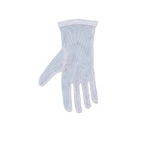 Short White Fishnet Gloves Adult Halloween Costume Accessory - $7.99